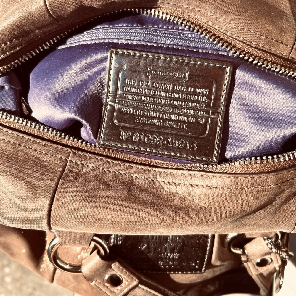 COACH PURSE POPPY LUCKY PENNY LEATHER LUXEY 15914 NEW - Picture 12 of 16